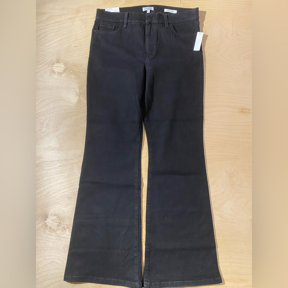 Jessica Simpson Classic Black High Rise Flare Jeans 14 (QJ) - Picture 3 of 7